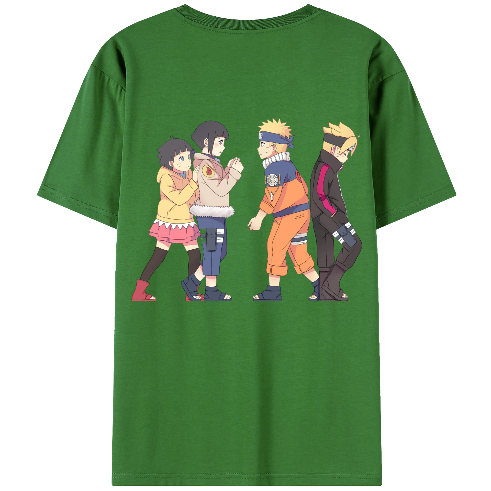 （画像用） NARUTO -ナルト- うずまき ナルト Uzumaki Naruto レディース半袖Tシャツ(バックプリント)